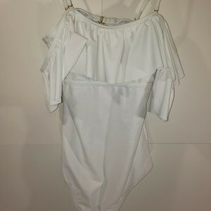 New Raisins Women's White One Piece Swimsuit